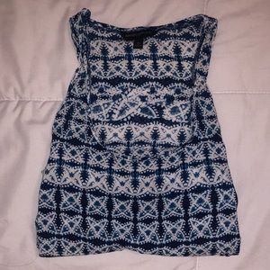 Banana Republic Blue Print Tank
